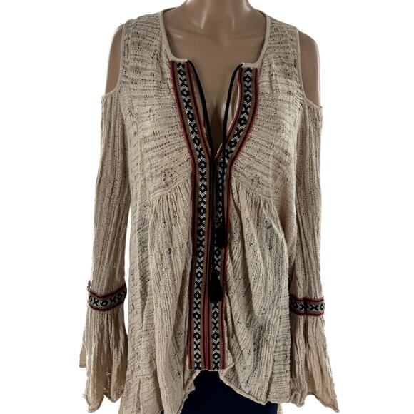 Free People For The Love Of Flowers Tunic Top - Picture 6 of 12